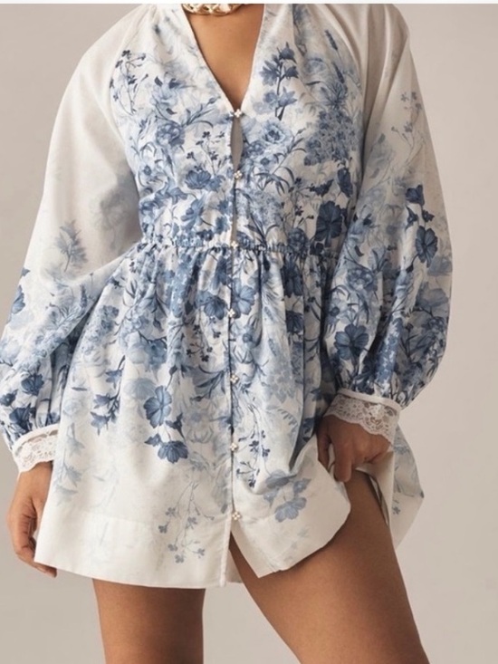 Anthropologie Dresses & Skirts - Anthropologie Let Me Be Floral Mini Dress